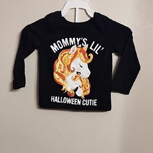 The Children's Place Black Unicorn Shirt